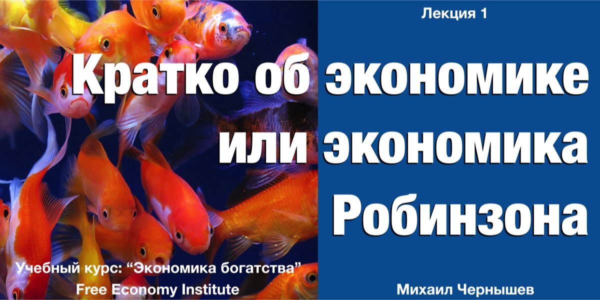 Коротко про економіку або економіка Робінзона